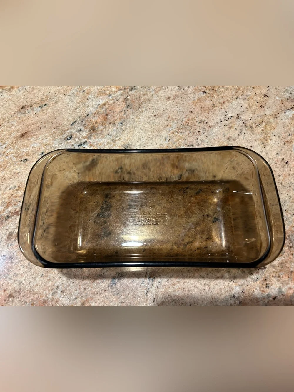 Vintage PYREX 213 Fireside Amber Loaf Glass Dish 22x11x6cm Corning Glass Works